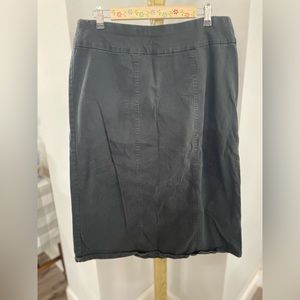 Dark grey jean skirt